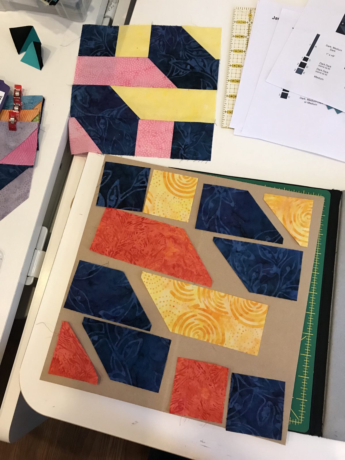 Quilt Diary:  March Progress