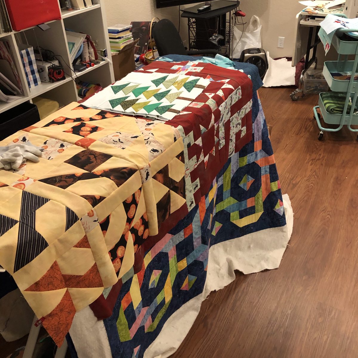 QUILT DIARY:  What’s Under my needle in November