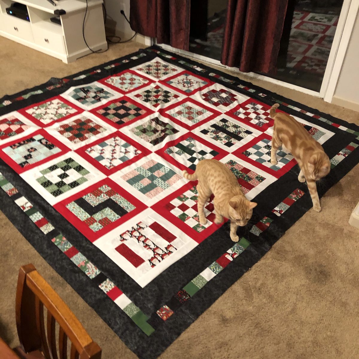 QUILT DIARY:  What’s Under My Needle in December