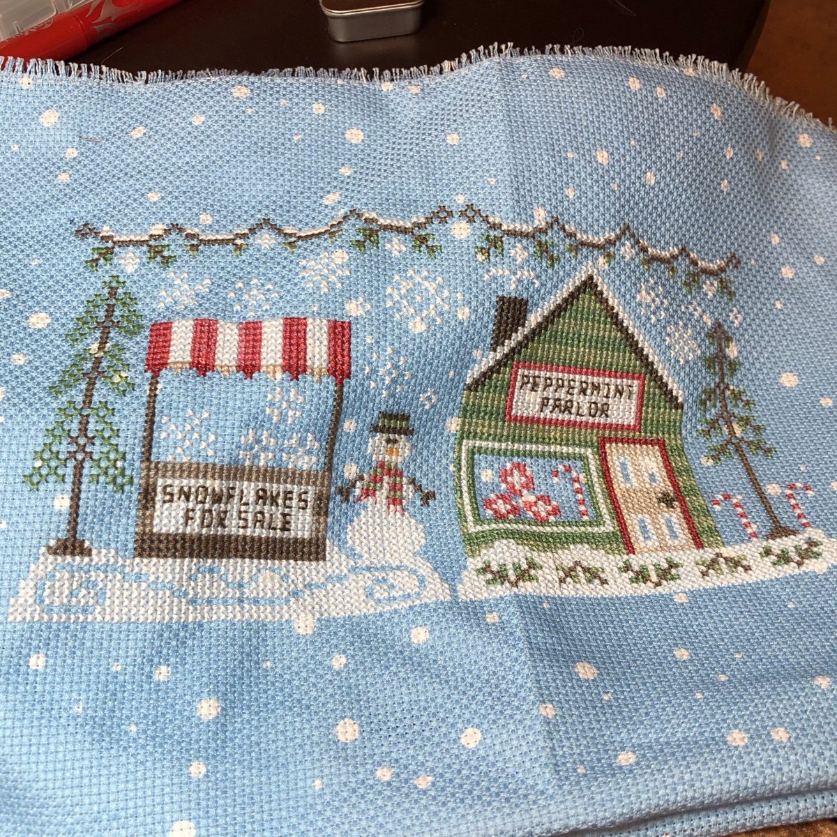 CROSS STITCH DIARY:  February Starts and Stops